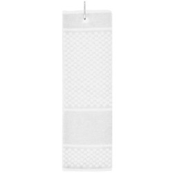 MARABA - Sports Hand Towel with Carabiner - White