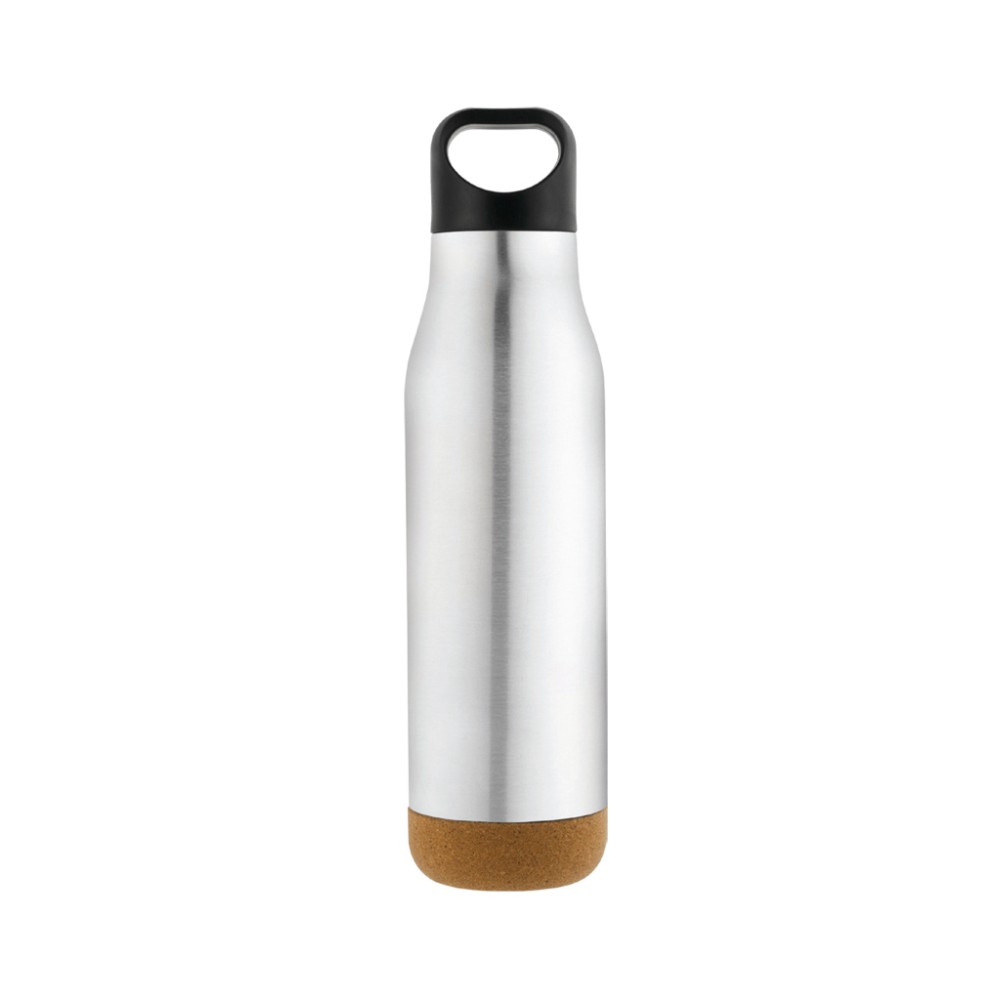 CREIL - Giftology Insulated Water Bottle with Cork Base - Steel
