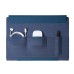 FULDA - CHANGE Collection RPET Laptop Case & Workstation - Navy Blue